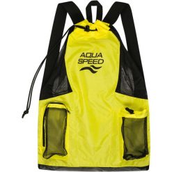 Worek plecak pływacki Aqua Speed Gear Bag. Czarne plecaki Aqua-Speed, bez wzorów, bez dodatków. Za 56.90 zł.