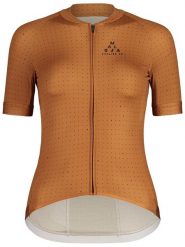 Maloja Koszulka kolarska "SandlingM" w kolorze jasnobrązowym rozmiar: M. Brązowe t-shirty sportowe Maloja, m, bez wzorów, z materiału, bez ramiączek, rowerowe. Za 171.28 zł.