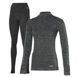 Heat Keeper zestaw termiczny Damskie Premium - koszulka + legginsy termoaktywne. Czarne legginsy HEAT KEEPER, bez wzorów, sportowe. W wyprzedaży za 199.99 zł.