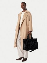 Liu Jo Torebka 2F6037 E0218 Czarny. Czarne shopper bag Liu Jo, bez wzorów, z materiału, bez dodatków. Za 469.99 zł.