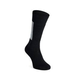 Skarpety merino Mons Royale Atlas Snow Sock. Czarne skarpetki Mons Royale, bez wzorów. Za 84.99 zł.