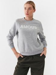 ONLY Bluza 15304436 Szary Regular Fit. Szare bluzy ONLY, xl, bez wzorów, z syntetyku, bez kaptura. Za 99.99 zł.
