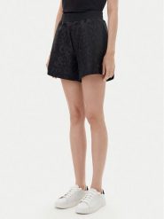 EA7 Emporio Armani Szorty sportowe 7W000484 AF15382 FC006 Czarny Loose Fit. Czarne szorty sportowe EA7 Emporio Armani, bez wzorów, z syntetyku. Za 289.99 zł.