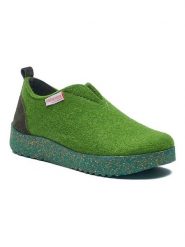 Comfortfusse Kapcie w kolorze zielonym rozmiar: 39. Zielone kapcie Comfortfüße, bez wzorów, z materiału. Za 176.50 zł.