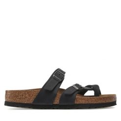 Japonki Birkenstock. Czarne japonki Birkenstock, bez wzorów. Za 439.99 zł.