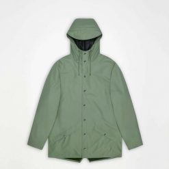 Kurtka RAINS JACKET W3 Zielony. Zielone kurtki Rains, xl, bez wzorów, z syntetyku, bez kaptura. Za 213.99 zł.