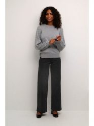 Kaffe Dżinsy "Karla" - Comfort fit - w kolorze czarnym rozmiar: 36. Czarne jeansy Kaffe, bez wzorów, z podwyższonym stanem. Za 154.07 zł.