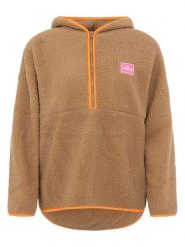 Zwillingsherz Bluza polarowa w kolorze jasnobrązowym rozmiar: XL. Brązowe bluzy z polaru Zwillingsherz, xl, bez wzorów, z polaru. Za 150.72 zł.