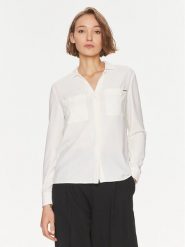 Calvin Klein Koszula K20K207019 Écru Regular Fit. Koszule Calvin Klein, bez wzorów, z syntetyku, bez kołnierzyka, bez ramiączek. Za 289.99 zł.