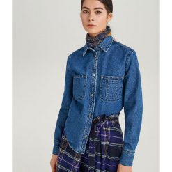 Jeansowa koszula ReDesign - Niebieski. Koszule marki QUECHUA. W wyprzedaży za 79.99 zł.