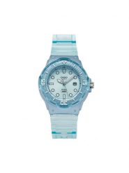 Casio Zegarek Lady Translucent LRW-200HS-2EVEF Błękitny. Niebieskie, analogowe zegarki Casio. Za 189.99 zł.
