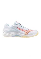Damskie buty halowe Mizuno Thunder Blade Z. Białe buty do biegania Mizuno, bez wzorów, z materiału, bez zapięcia, do biegania. Za 346.90 zł.