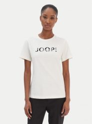 JOOP! T-Shirt Tanna 30100842 Écru Regular Fit. T-shirty Joop!, bez wzorów, z bawełny, bez kołnierzyka, bez ramiączek. Za 329.99 zł.