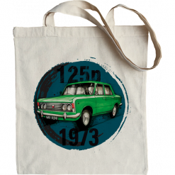 Fiat 125p — torba. Czerwone torby podróżne nikiniki, bez wzorów, z bawełny, na ramię. W wyprzedaży za 24.65 zł.