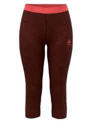Odlo Wełniane legginsy funkcyjne "Woll 150" w kolorze bordowym rozmiar: L. Czerwone legginsy ODLO, bez wzorów, z wełny, sportowe. Za 233.33 zł.