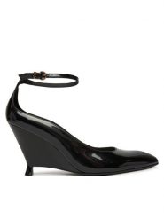 PINKO Czółenka Gwen 05 SD0643P050 Czarny. Czarne czółenka Pinko, bez wzorów, ze skóry, bez obcasa, bez zapięcia. Za 1,179.00 zł.