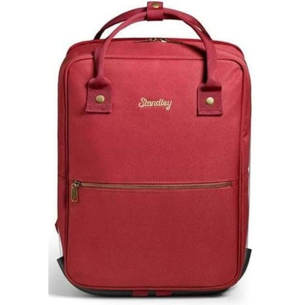 Plecak Standley Leanbag Czerwony - Trwały i Ergonomiczny Design. Czerwone plecaki Stanley, bez wzorów, bez dodatków. Za 174.99 zł.
