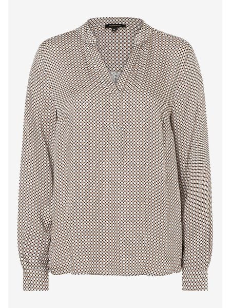 More & More Bluzka w kolorze beżowo-białym rozmiar: 44. Białe bluzki More & More, s, bez wzorów, z wiskozy, klasyczne, bez kołnierzyka, bez ramiączek. Za 105.38 zł.