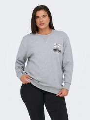 ONLY Bluza w kolorze szarym rozmiar: 46/48. Szare bluzy ONLY, bez wzorów, bez kaptura. Za 113.90 zł.