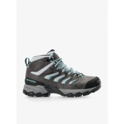 Buty turystyczne damskie Scarpa Moraine Mid GTX. Szare buty trekkingowe Scarpa, bez zapięcia. Za 696.99 zł.