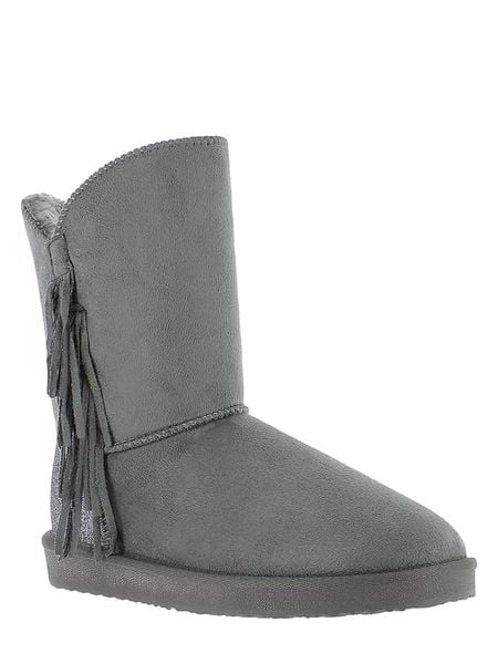 ISLAND BOOT Botki zimowe "Capri" w kolorze szarym rozmiar: 36. Szare botki Island Boot, bez wzorów, z materiału, bez obcasa, bez zapięcia. Za 127.35 zł.