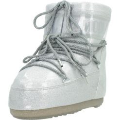 Buty MOON BOOT MB ICON LOW GLITT Srebrny. Szare buty treningowe Moon Boot, bez wzorów, z syntetyku, bez zapięcia. Za 1,146.99 zł.