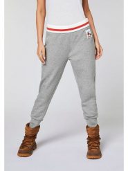 Chiemsee Spodnie dresowe w kolorze szarym rozmiar: L. Szare spodnie dresowe Chiemsee, z aplikacjami, z dresówki. Za 83.22 zł.