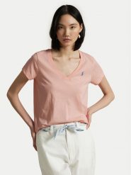 Polo Ralph Lauren T-Shirt 211902403008 Różowy Straight Fit. Czerwone t-shirty Polo Ralph Lauren, xs, bez wzorów, z bawełny, bez kołnierzyka, bez ramiączek. Za 209.99 zł.