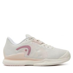 Buty do tenisa Head. Białe buty treningowe Head, bez wzorów, bez zapięcia, do biegania. Za 399.99 zł.