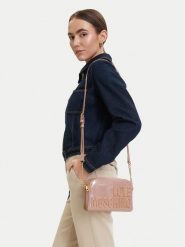 LOVE MOSCHINO Torebka JC4250PP0OKE160A Różowy. Czerwone listonoszki Love Moschino, bez wzorów, ze skóry, bez dodatków. Za 919.99 zł.