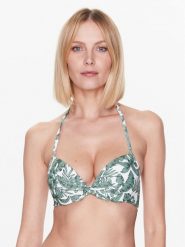 TWINSET Góra od bikini 231LMMB44 Zielony. Zielone bikini Twinset, bez wzorów, z syntetyku. Za 249.99 zł.