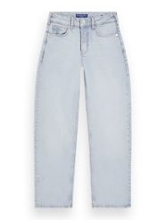 Scotch & Soda Dżinsy - Regular fit - w kolorze błękitnym rozmiar: W27/L32. Niebieskie jeansy Scotch & Soda, l, z aplikacjami, ze skóry, klasyczne. Za 193.24 zł.