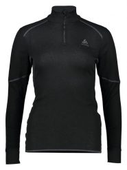 Odlo Koszulka funkcyjna w kolorze czarnym rozmiar: L. Czarne t-shirty sportowe ODLO, l, bez wzorów, bez ramiączek, outdoorowe. Za 217.99 zł.