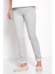 Relaxed by TONI Dżinsy - Slim fit - w kolorze jasnoszarym rozmiar: W24. Szare jeansy Relaxed by TONI, bez wzorów, klasyczne, z podwyższonym stanem. Za 79.40 zł.