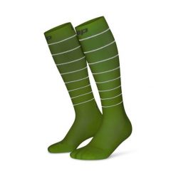 Damskie skarpety kompresyjne sportowe CEP Reflective wysokie neonowo żółte. Żółte skarpetki CEP, bez wzorów. Za 244.00 zł.