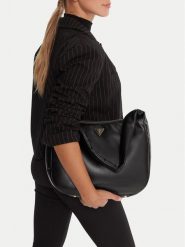 Guess Torebka HWNG75 34020 Czarny. Czarne torebki klasyczne Guess, z aplikacjami, ze skóry, bez dodatków. Za 339.99 zł.