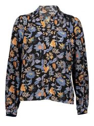 More & More Bluzka w kolorze niebieskim ze wzorem rozmiar: 36. Niebieskie bluzki More & More, bez wzorów, z wiskozy, bez kołnierzyka, bez ramiączek. Za 130.99 zł.