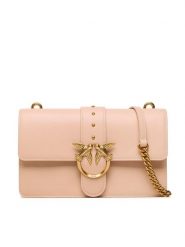 Pinko Torebka Love One Classic Cl PE 23 PLTT 100053 A0F1 Różowy. Czerwone listonoszki Pinko, bez wzorów, ze skóry, bez dodatków. Za 1,329.00 zł.