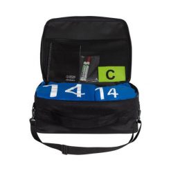 Torba sportowa na szorty Sporti. Czarne torby sportowe SPORTI FRANCE, bez wzorów, z jersey, duże. Za 140.50 zł.