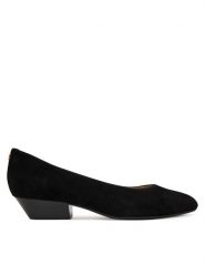 LAUREN RALPH LAUREN Czółenka Weslee 802P15819001 Czarny. Czarne czółenka Lauren Ralph Lauren, bez wzorów, ze skóry, bez obcasa, bez zapięcia. Za 729.99 zł.