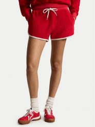 Polo Ralph Lauren Szorty sportowe 211A12956002 Czerwony Relaxed Fit. Czerwone szorty sportowe Polo Ralph Lauren, bez wzorów, z bawełny. Za 599.99 zł.