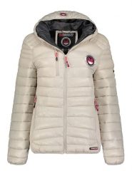 Maison Montaigne Kurtka pikowana "Bambmai" w kolorze kremowym rozmiar: M. Brązowe kurtki Maison Montaigne, m, z aplikacjami, bez kaptura. Za 152.99 zł.