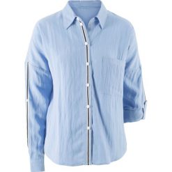 Bluzka z kolekcji Maite Kelly bonprix perłowy niebieski. Bluzki marki Reserved. Za 49.99 zł.