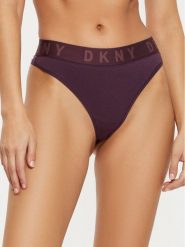 DKNY Stringi DK4529 Fioletowy. Fioletowe stringi DKNY, bez wzorów. Za 59.99 zł.