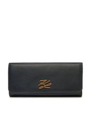 KARL LAGERFELD Portfel damski A1W32111 Czarny. Czarne portfele KARL LAGERFELD, bez wzorów, ze skóry. Za 549.99 zł.