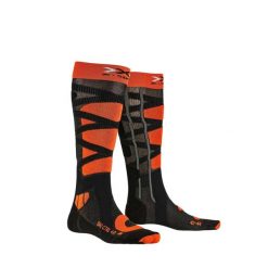 Skarpety narciarskie X-SOCKS SKI CONTROL 4.0. Brązowe skarpetki X-Socks, bez wzorów. W wyprzedaży za 104.00 zł.