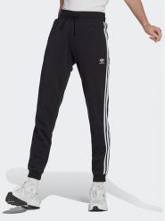 Adidas Spodnie dresowe Adicolor Classics Slim Cuffed Joggers IB7455 Czarny Slim Fit. Czarne spodnie dresowe adidas, bez wzorów, z bawełny. Za 189.99 zł.