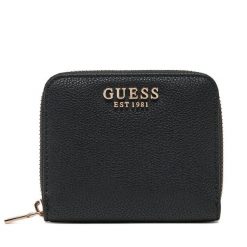 Mały Portfel Damski Guess. Czarne portfele Guess, z aplikacjami. Za 169.99 zł.