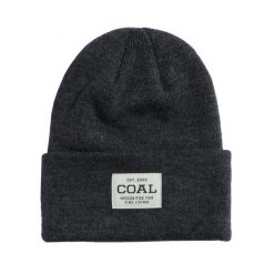 Czapka zimowa COAL UNIFORM charcoal. Szare czapki zimowe COAL, bez wzorów, sportowe. Za 39.00 zł.