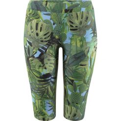 Legginsy kąpielowe bonprix zielony z nadrukiem. Legginsy marki Nike. Za 79.99 zł.